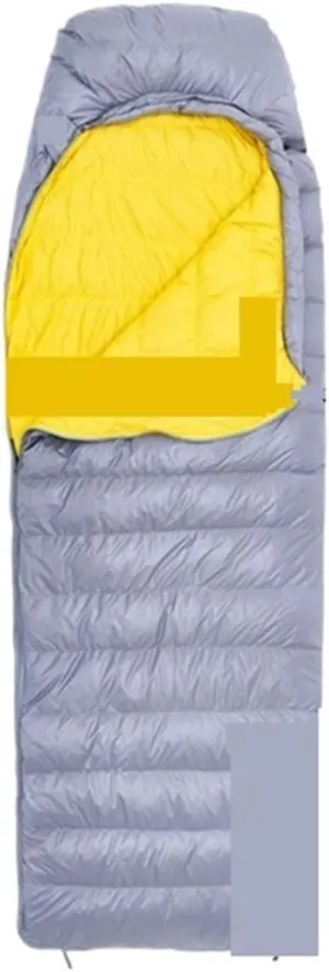 Envelope Duck Down Sleeping Bag - Ultra Warm & Lightweight for Camping and Hiking