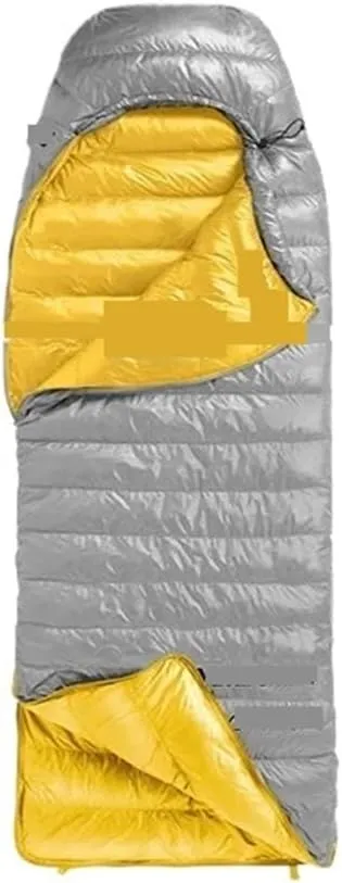 Envelope Duck Down Sleeping Bag - Ultra Warm & Lightweight for Camping and Hiking