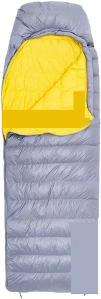 Envelope Duck Down Sleeping Bag - Ultra Warm & Lightweight for Camping and Hiking