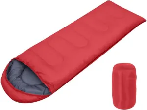 Envelope Hooded Sleeping Bag Outdoor Camping Adult Thickened Hollow Cotton Sleeping Bag