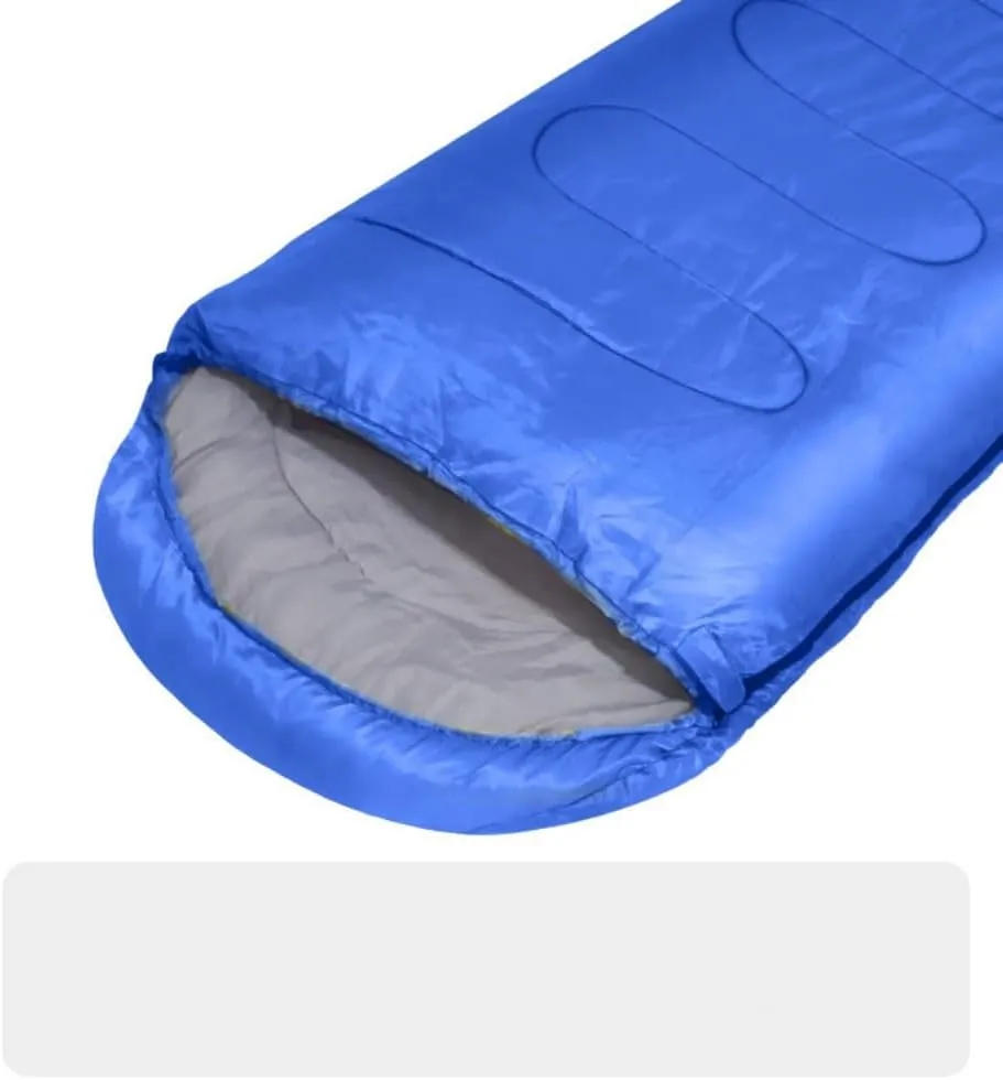 Envelope Hooded Sleeping Bag Outdoor Camping Adult Thickened Hollow Cotton Sleeping Bag