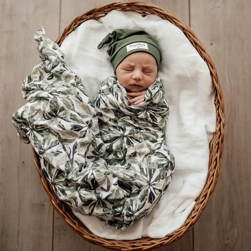 Evergreen Muslin Wrap