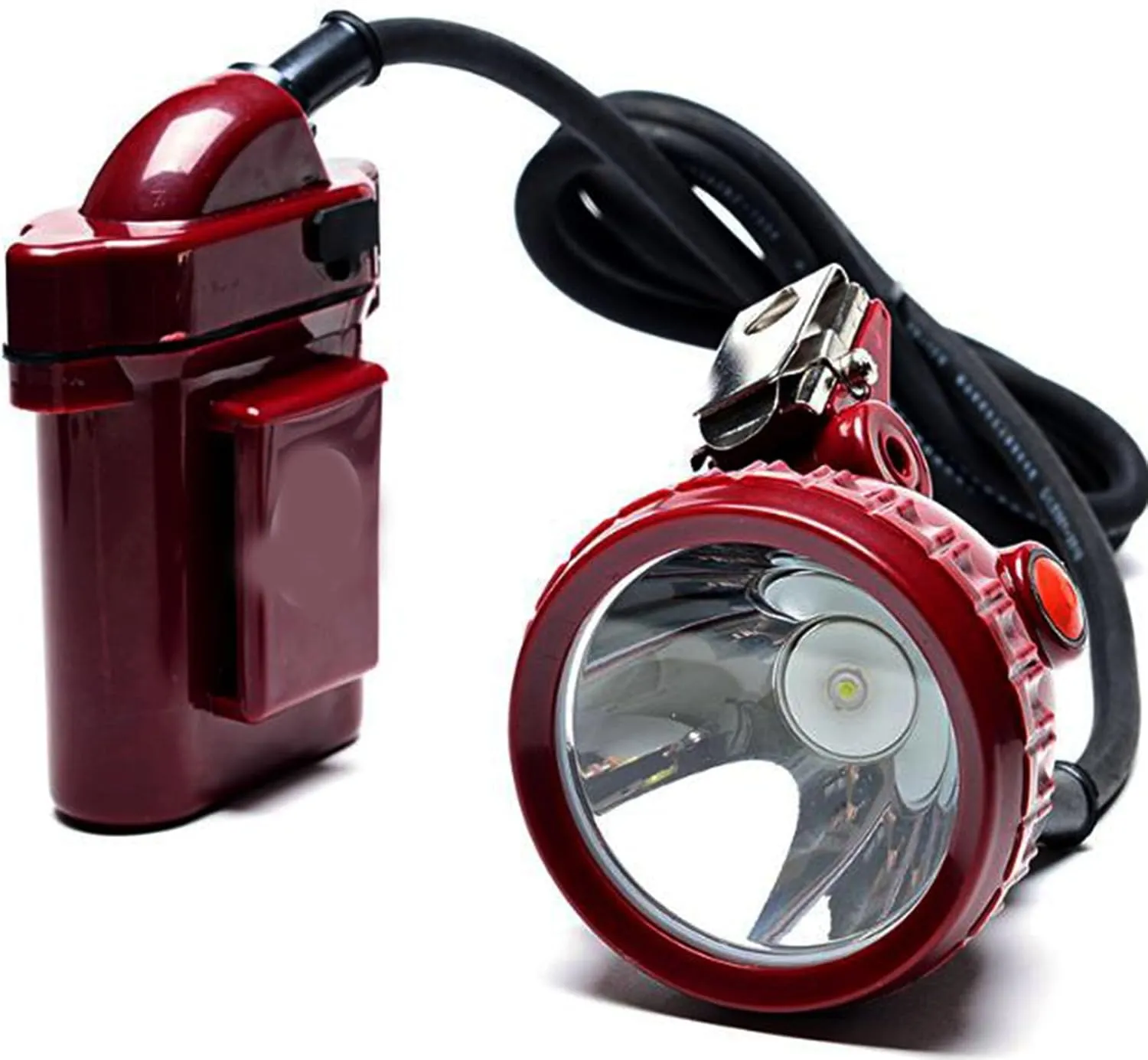 Explosion Proof Coal Mine Headlight, Rechargeable Waterproof Coal Mine Safety Helmet Light Suitable for Coal Mines