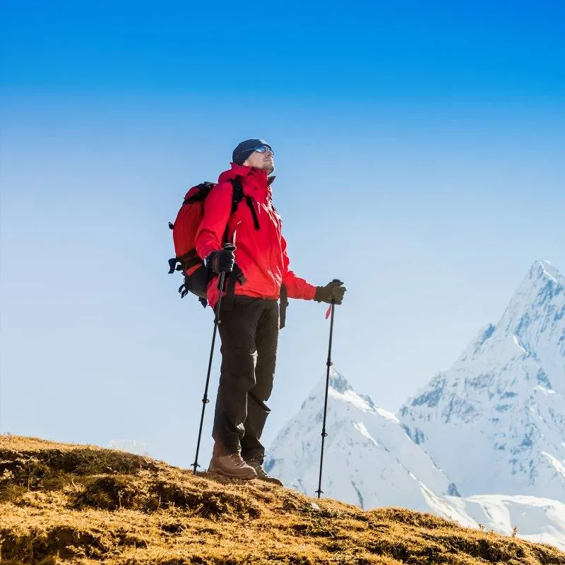 External Locking Aluminum Trekking Pole for Hiking