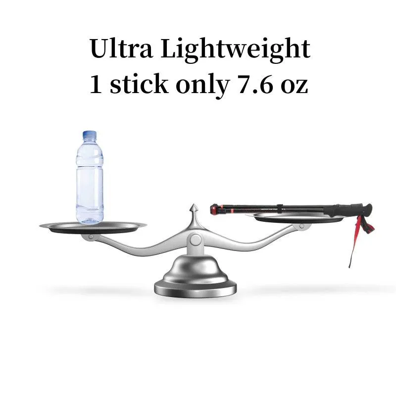 External Locking Aluminum Trekking Pole for Hiking