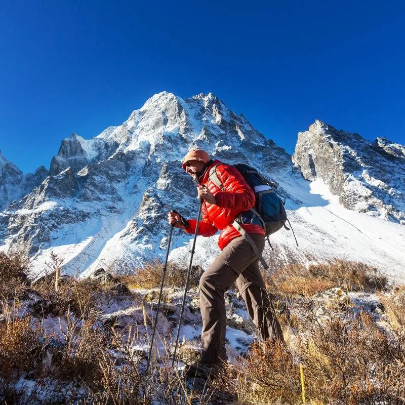 External Locking Aluminum Trekking Pole for Hiking