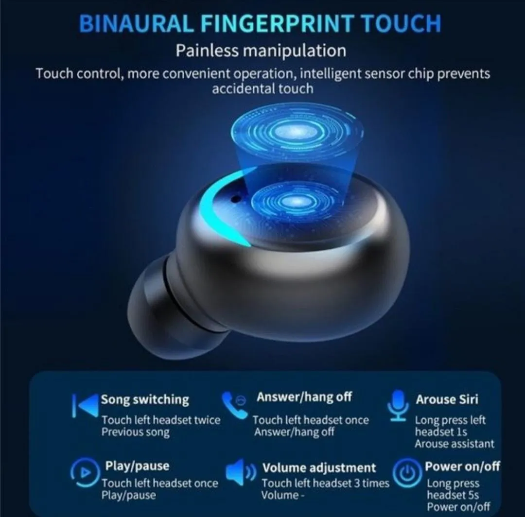 F9 True Wireless Earbuds with Power Bank