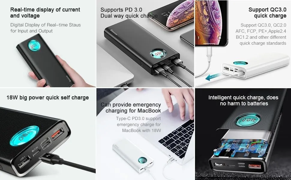 Fast Charging Power Bank(20000mAh )