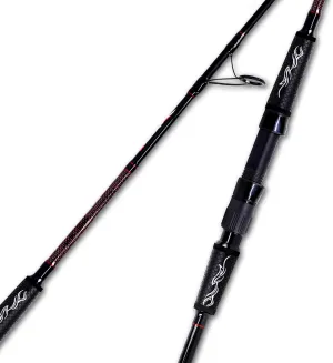 Fiblink Inshore Fishing Rod 1 Piece/2 Piece Saltwater Spinning Rod Portable Travel Spin Sea Bass Rod Carbon Fiber Fishing Pole 6'/7'/8'6"