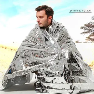 First Aid Sliver Rescue Curtain Military Blanket Outdoor Water Proof Emergency Survival Rescue Blanket Foil Thermal Space