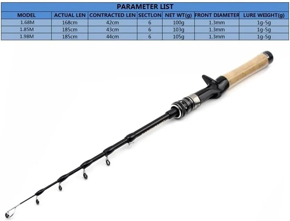 Fishing Poles Carbon Ultra Light ul Power Telescopic Fishing Rod Pocket Rod Stream Small Fish Pole Telescopic Fishing Rod