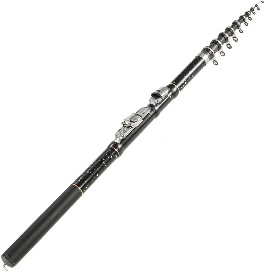 Fishing Rod 1.8m / 2.1m / 2.4m / 2.7m / 3.0m / 3.6m Portable Telescopic Fishing Rod Carbon Fiber Ultra Light Retractable Fishing Rod Pole Carp Fishing Tackle Accessory