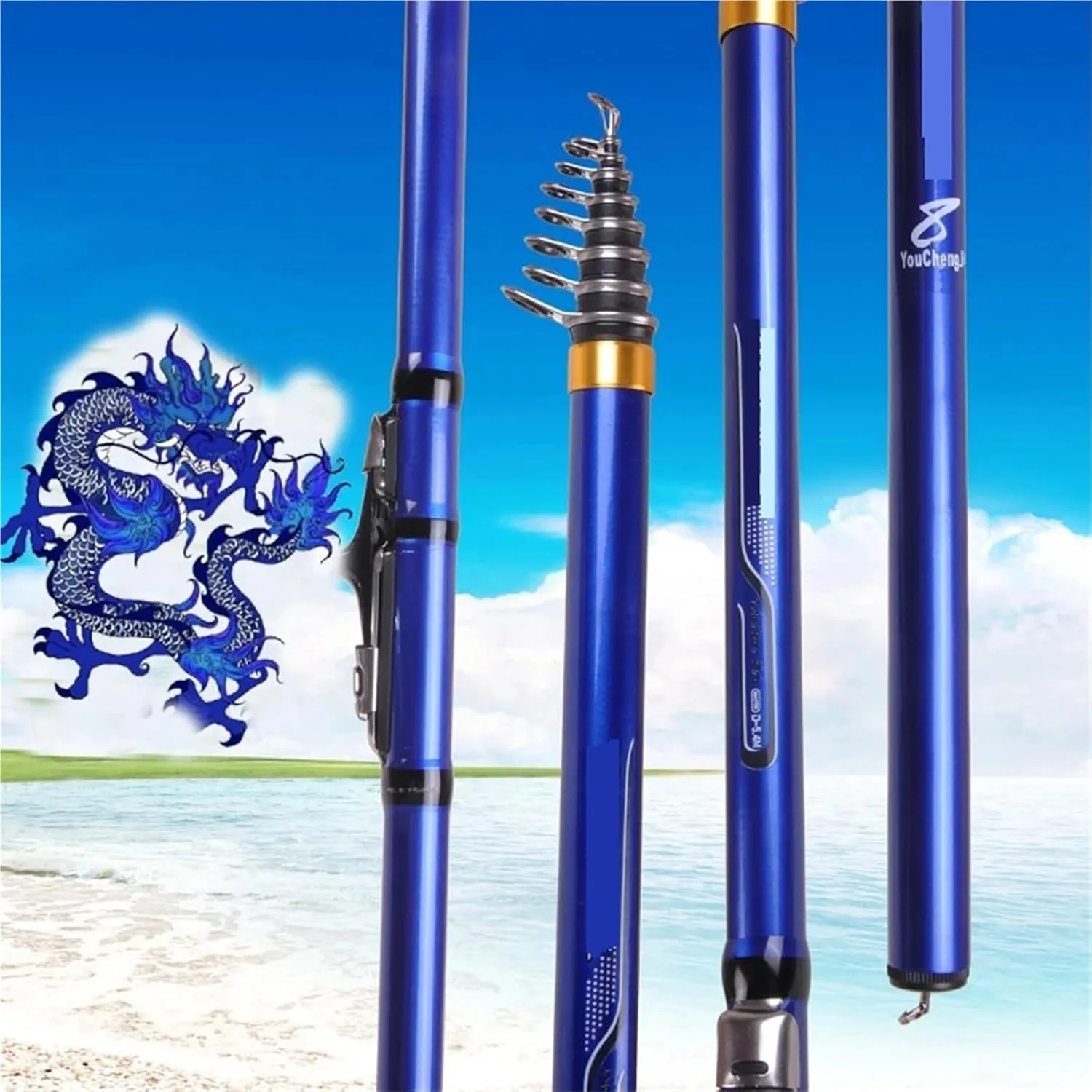 Fishing Rod Carbon Fiber 3.6M 4.5M 5.4M 6.30M Spinning Fishing Rod Power Telescopic Rock Fishing Rod Carp Feeder Rod Surf Spinning Rod