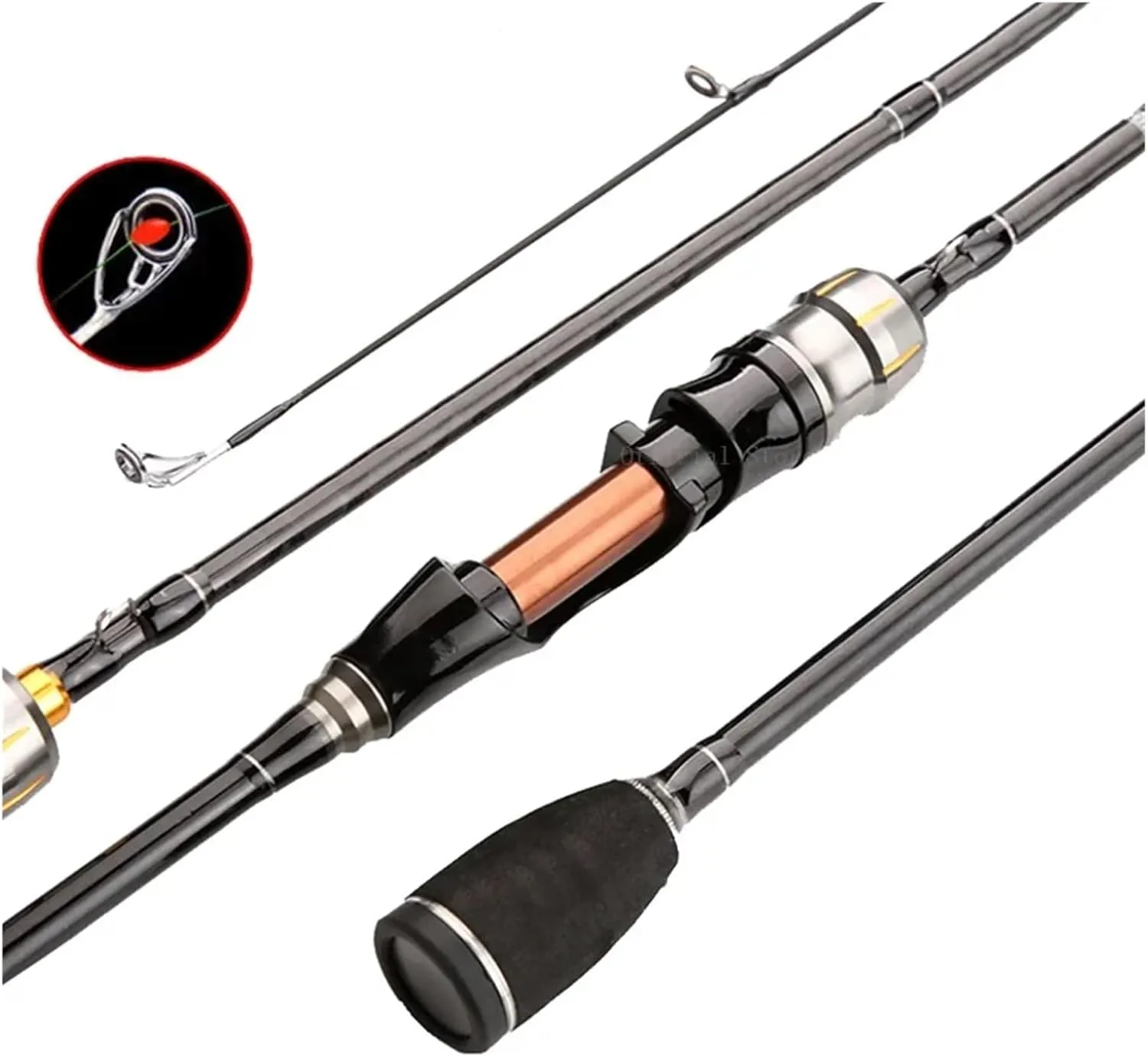 Fishing Rod Spinning Rod Carbon Fiber Ultralight Fishing Pole Bait WT 1-10g Line WT 3-8LB for Stream River Fast Trout Fishing Rods