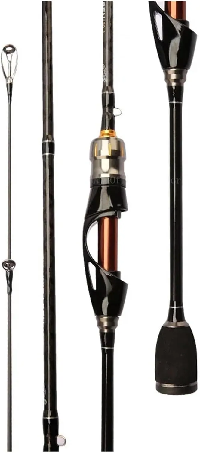Fishing Rod Spinning Rod Carbon Fiber Ultralight Fishing Pole Bait WT 1-10g Line WT 3-8LB for Stream River Fast Trout Fishing Rods