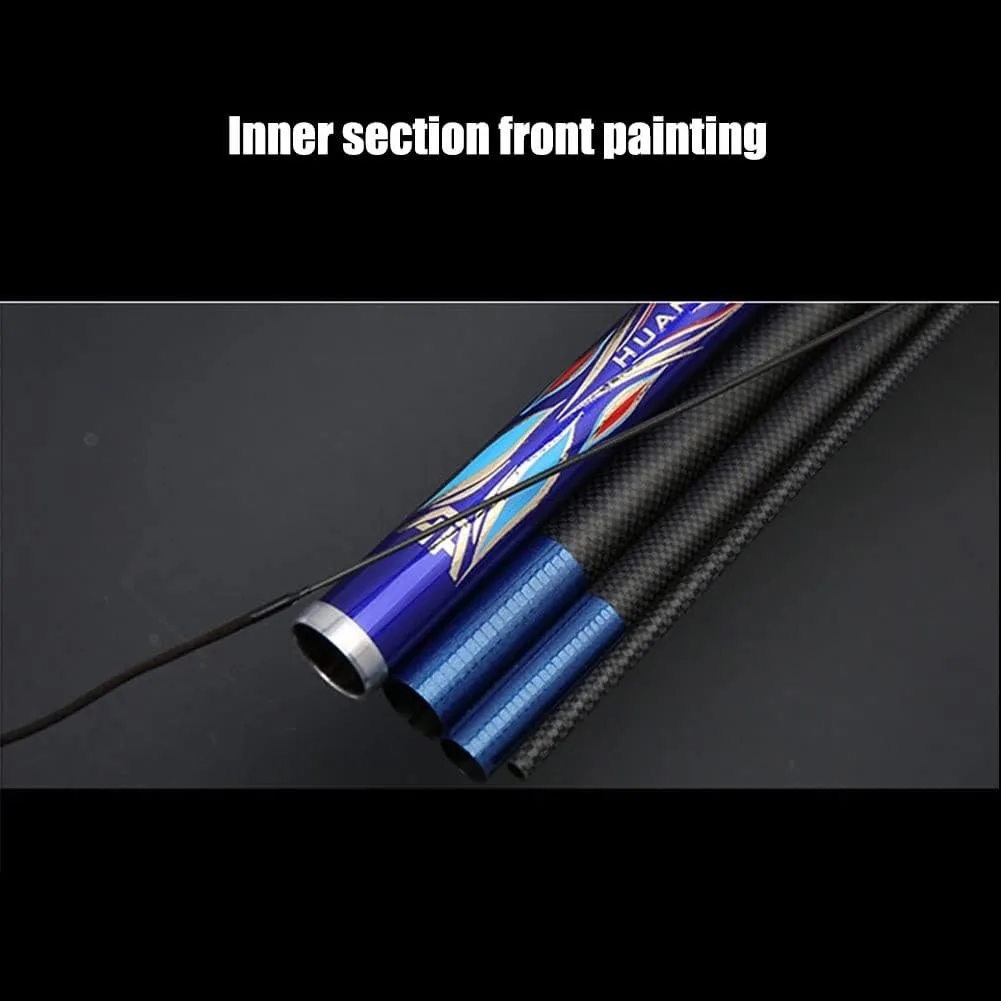 Fishing Rod Telescopic Carbon Fiber Super Hard Ultralight Carp Rods 3.6m 3.9m 4.5m 4.8m 5.4m 5.7m 6.3m 7.2m 8.1m Rivers Lakes Reservoirs Streams
