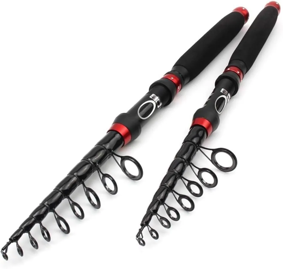 Fishing Rod Telescopic Lure Rod, Spin-cast Fishing Rod Telescopic Trout Rod Perch Rod Carp Pesca Portable Fishing Pole(2.7m)