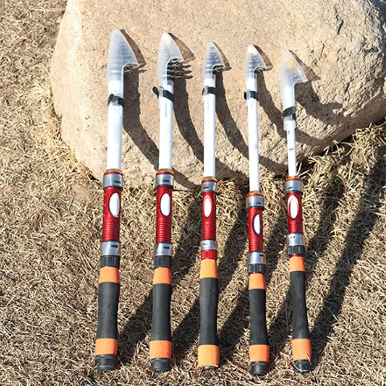Fishing Rods 1.8M 2.1M 2.4M 2.7M 3.0M Carp Fishing Rod Hard FRP Carbon Fiber Telescopic Fishing Rod Fishing Pole Fishing Accessories