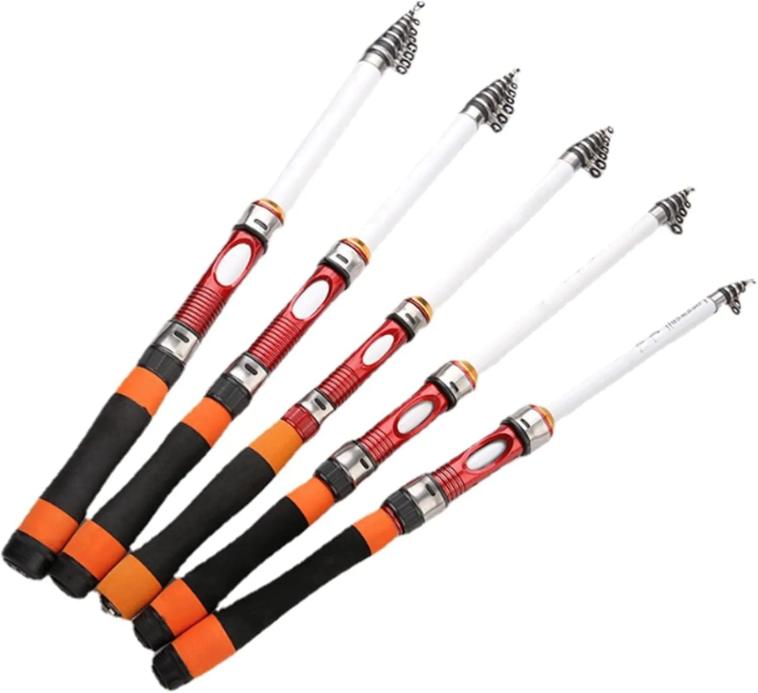 Fishing Rods 1.8M 2.1M 2.4M 2.7M 3.0M Carp Fishing Rod Hard FRP Carbon Fiber Telescopic Fishing Rod Fishing Pole Fishing Accessories