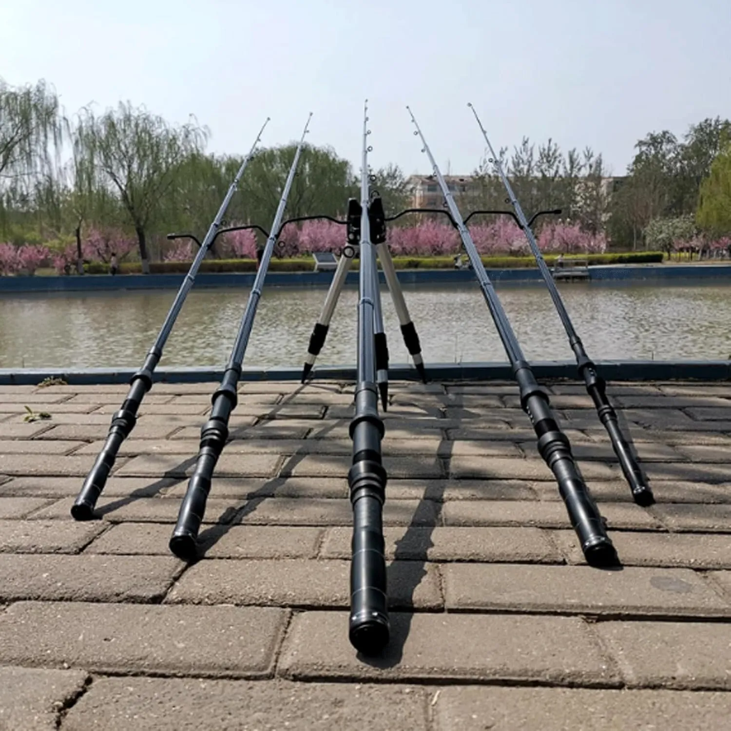 Fishing Rods Multifunction Spinning Rod 1.8M-3.0M Telescopic Fishing Tackle Ultrashort Travel Fishing Rod Carbon Fishing Fish Pole Fishing Accessories