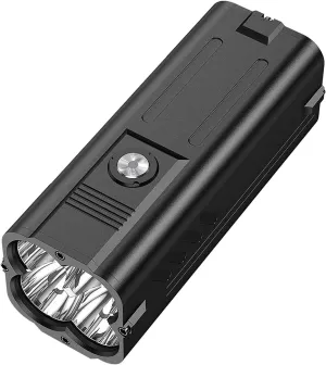 Flashlight Outdoor Tactical Flashlight - High Lumen, Intelligent Temperature Control Design, 5 Modes Waterproof and zoomable Flashlight