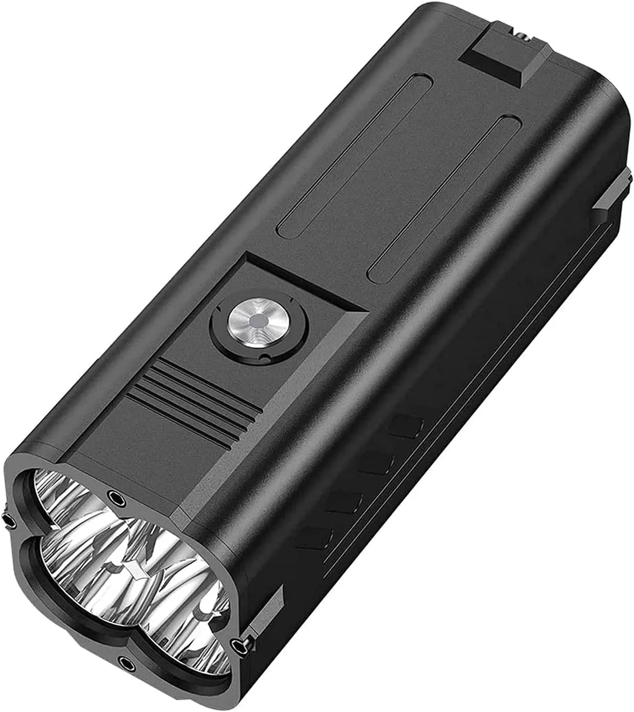 Flashlight Outdoor Tactical Flashlight - High Lumen, Intelligent Temperature Control Design, 5 Modes Waterproof and zoomable Flashlight