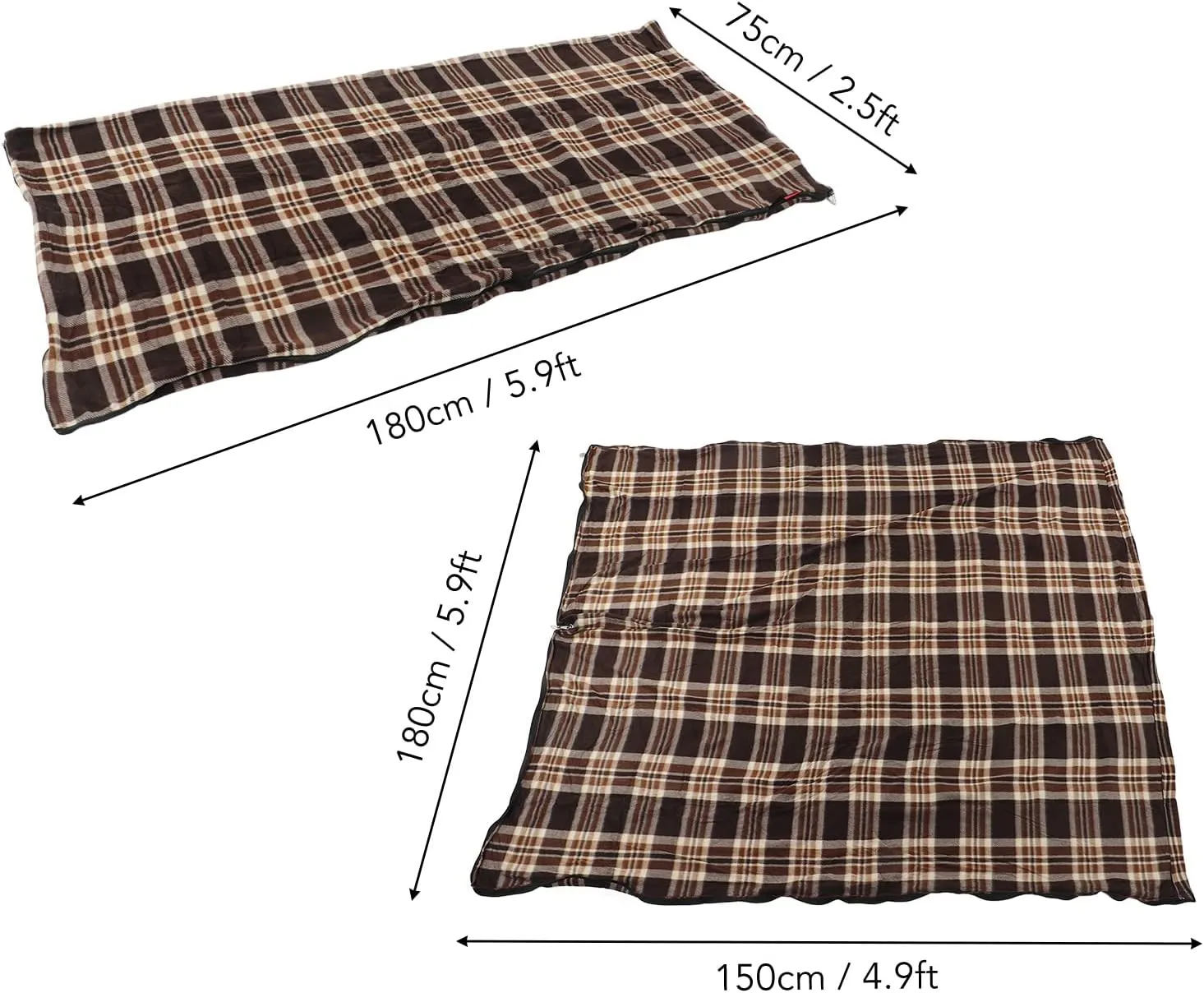 Fleece Sleeping for Adults, Camping and Hiking, Warm and Breathable, Multi Purpose Use, Lightweight and to Store, Machine Washable, Skin Friendly Fabric