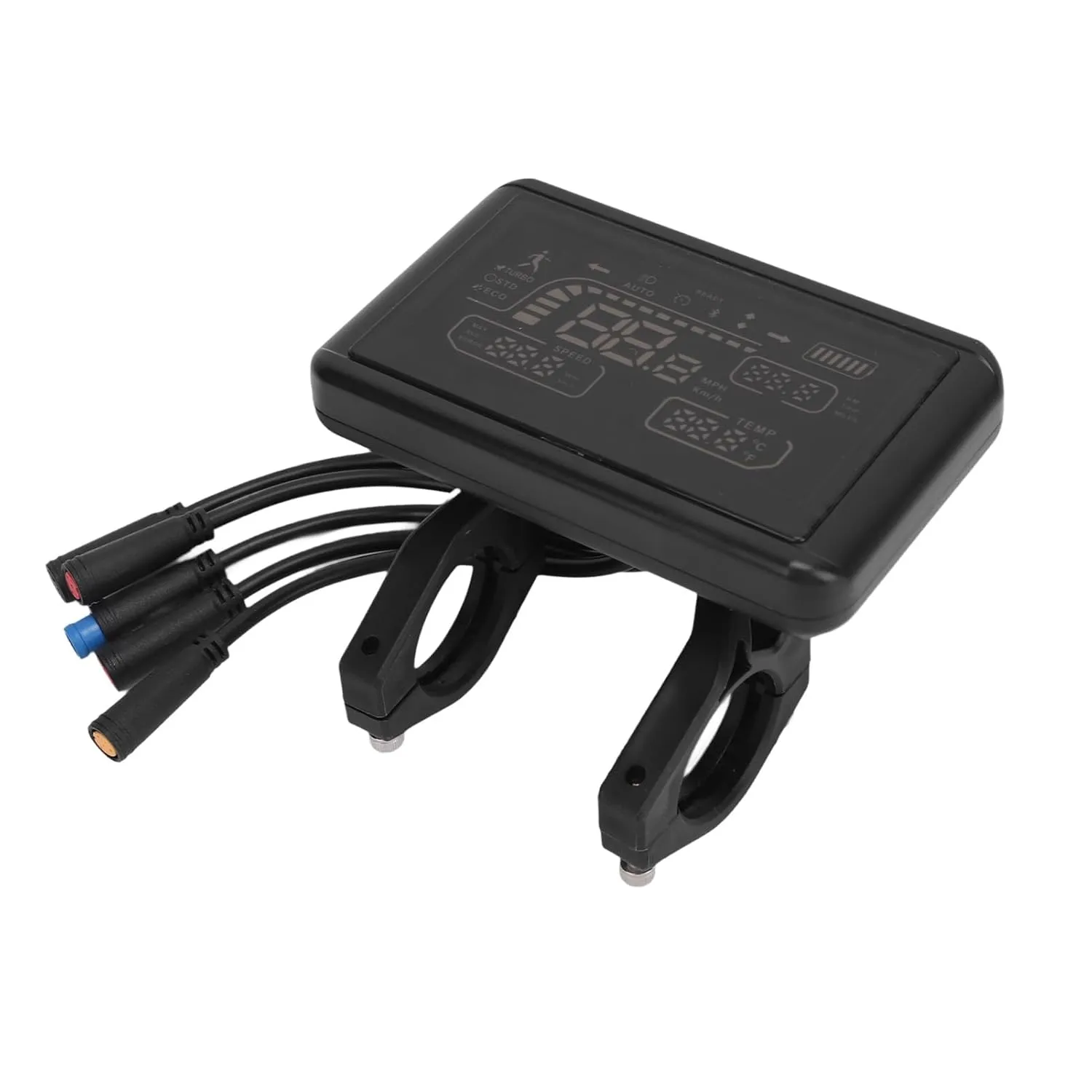 Focket T4 Electric Bike LCD Display, Black, ABS, Speedometer, Odometer, Waterproof, Controller for Electric Bike
