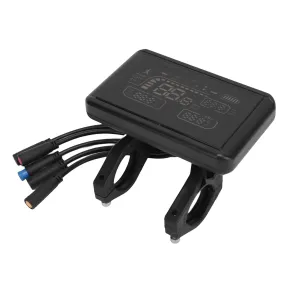 Focket T4 Electric Bike LCD Display, Black, ABS, Speedometer, Odometer, Waterproof, Controller for Electric Bike