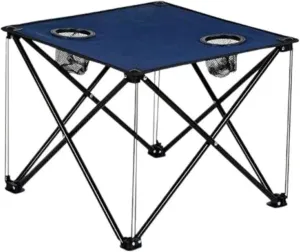 Foldable Camping Table, 47 cm (18.5 in) Blue