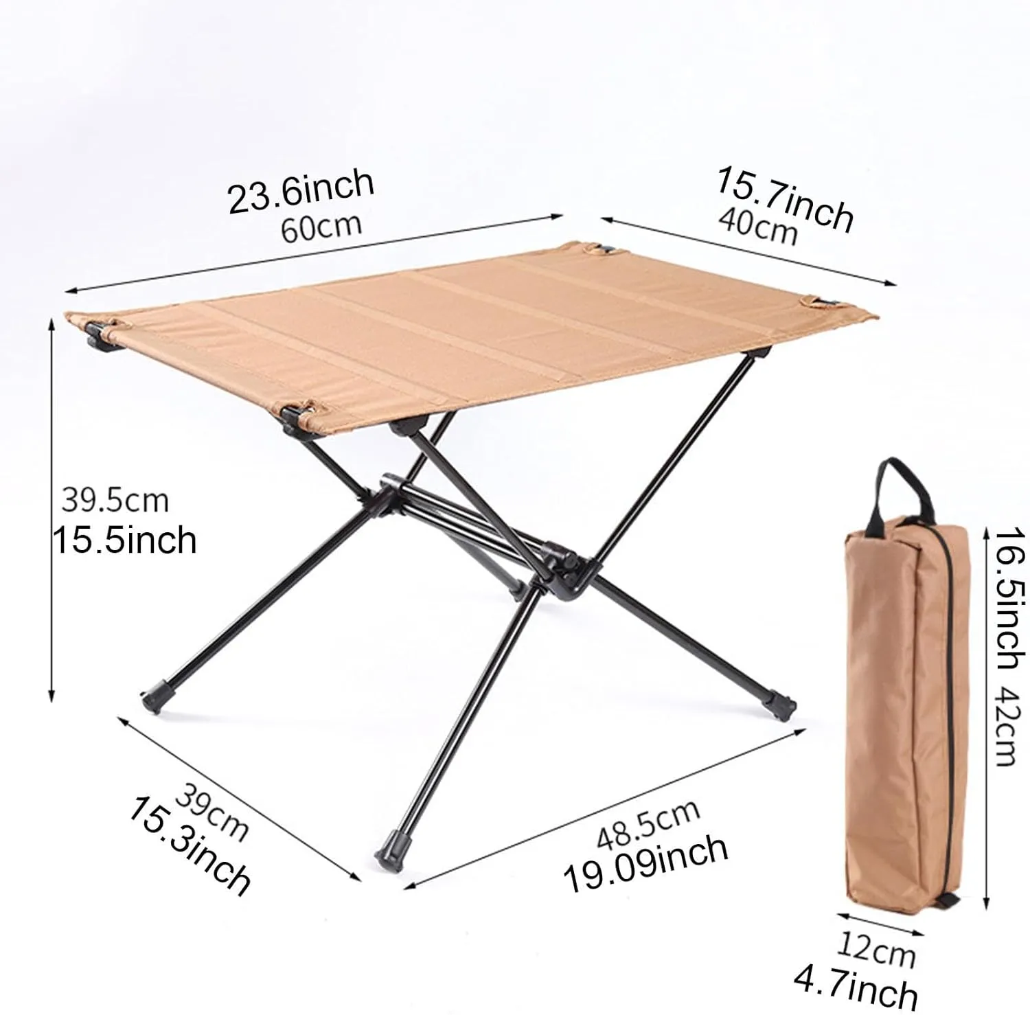 Foldable Camping Table Outdoor Table Beach Table Portable Desk for Fishing Travel