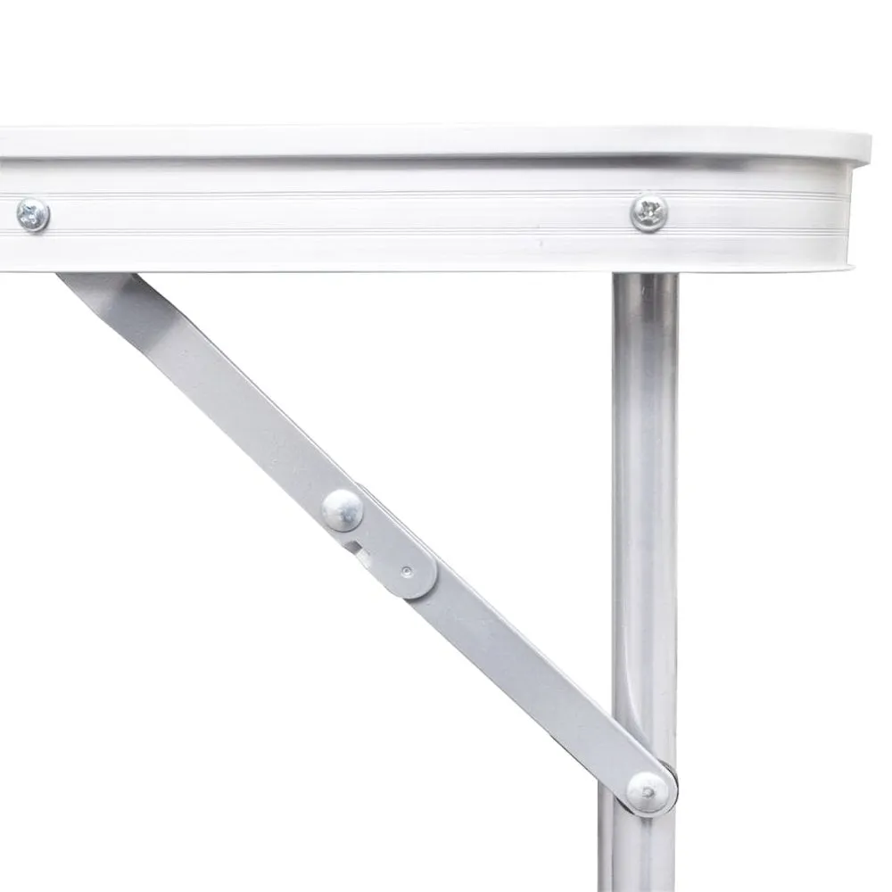 Foldable Camping Table with Metal Frame 31.5''x23.6'' - vidaXL