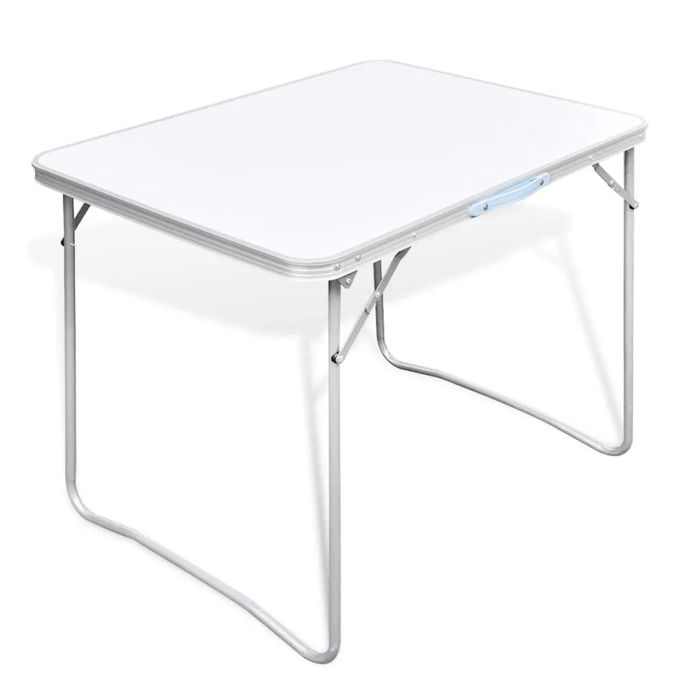 Foldable Camping Table with Metal Frame 31.5''x23.6'' - vidaXL