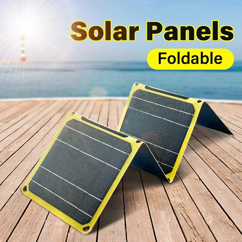 Foldable Solar Phone Charger Power Bank 30W 40W