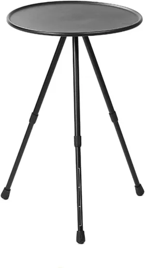 Folding Camping Table Aluminum Alloy Table Adjustable Height Telescopic Table Three-legged Round Table