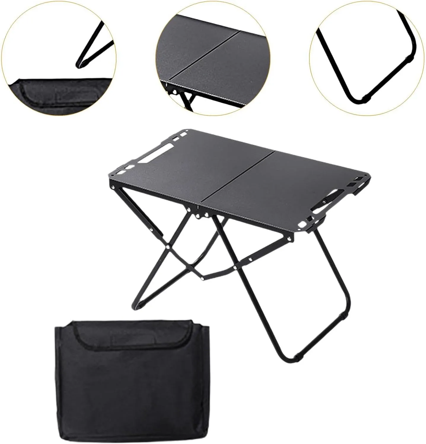 Folding Camping Table Foldable Table, Multipurpose Portable Folding Table Outdoor Table for Camping, Patio Barbecue Outdoor