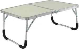 Folding Camping Table, Laptop Desk, Folding Laptop Bed Tray Bed Table, Portable Party Desk, Aluminum Lightweight Garden Picnic Table, Outdoor Dining Table for Picnic, Camp, Beach