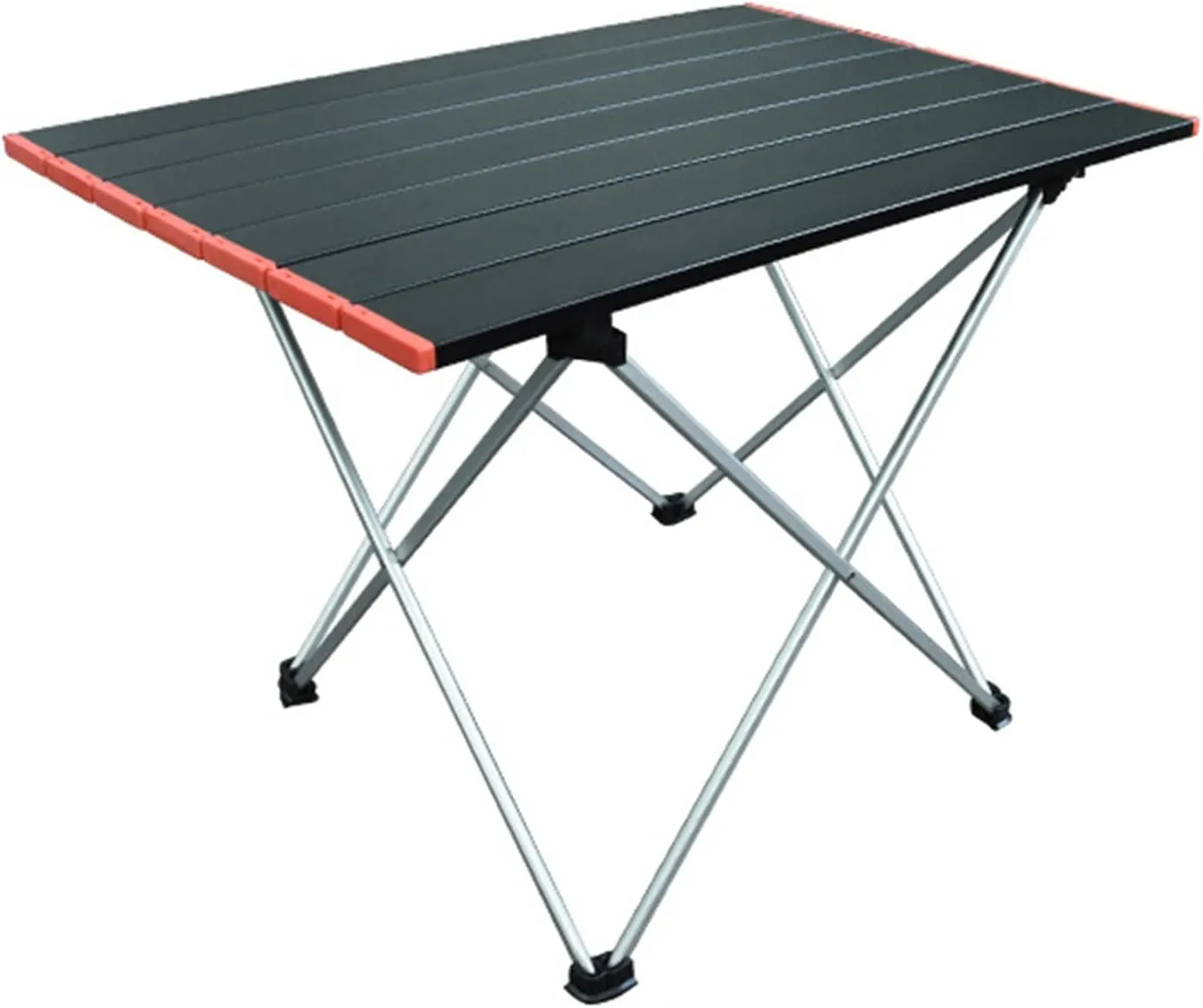 Folding Camping Table Portable Camping Table Aluminum Table Lightweight Roll Up Table with Carry Bag Beach Table for Outdoor, Camping, Picnic, BBQ, Travel and Fishing