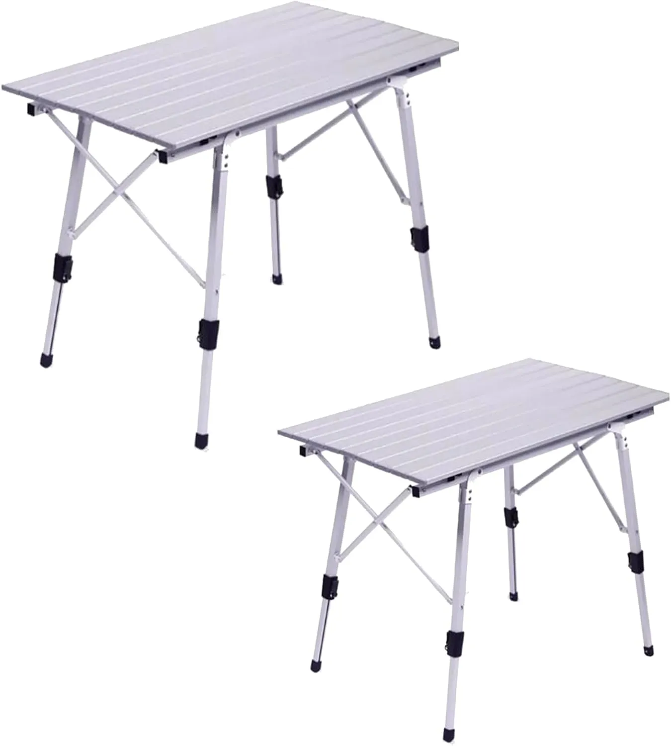 Folding Camping Table Portable Field Picnic Table Aluminum Camping Table Roll Up Desktop Compact Frame for Camping Hiking
