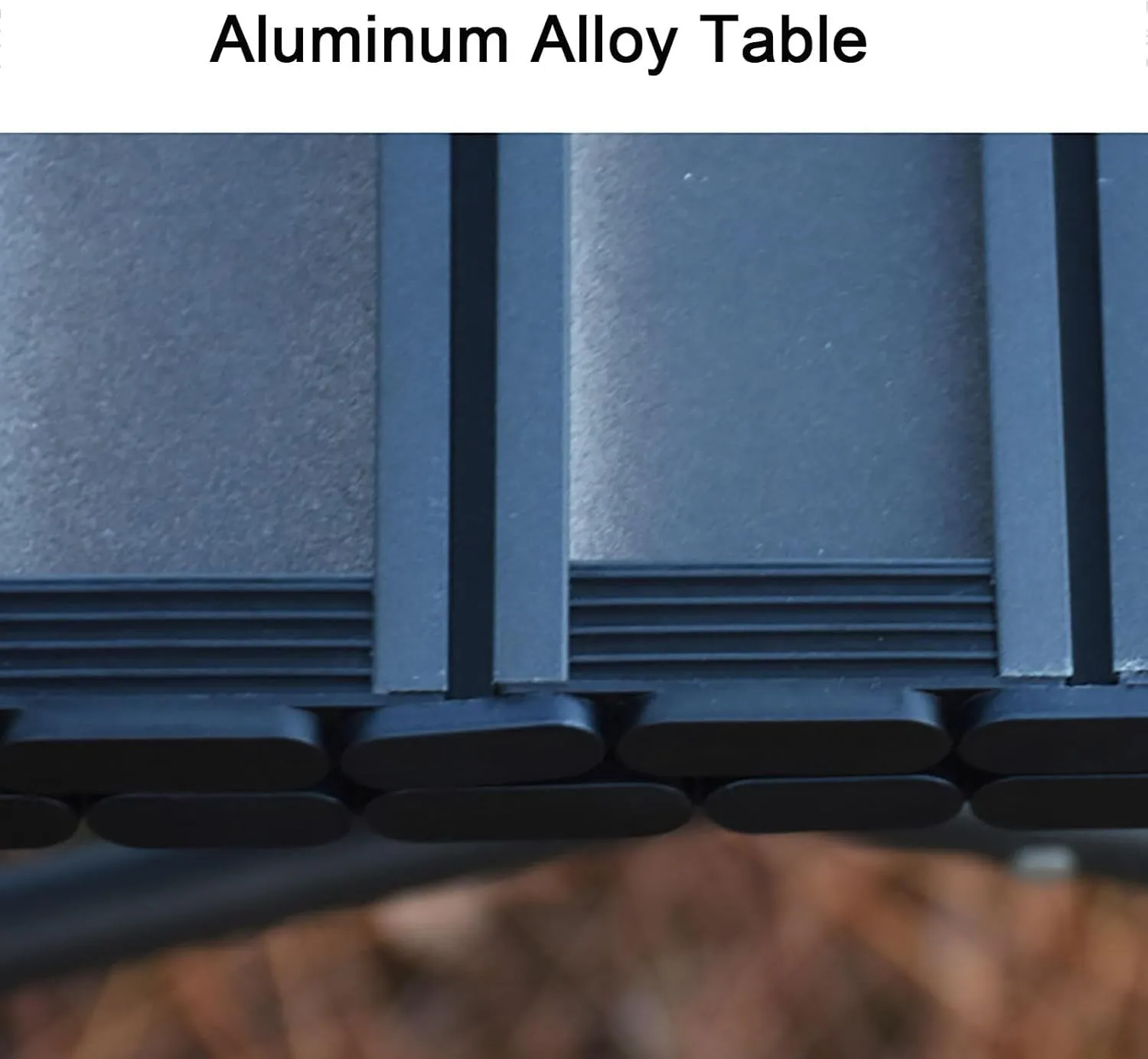 Folding Camping Table with Mesh Bag, Portable Camping Table, Lightweight Aluminum Roll-Up Folding Table, for Outdoor Camping, Picnics, Beach, Backyard