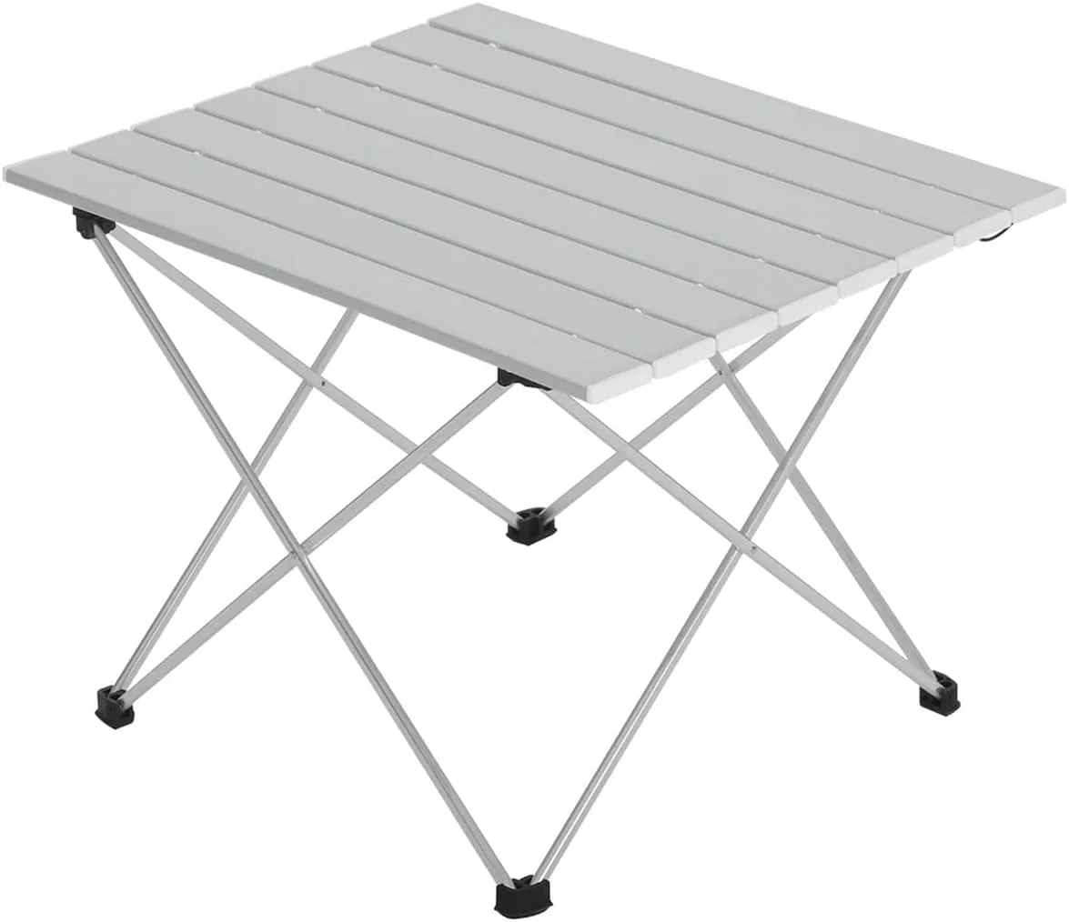 Folding Dining Table Lightweight Outdoor Furniture 1Set Aluminium Travel Camping Table Folding Hiking Table with Carry Bag Portable Picnic Table, Parent