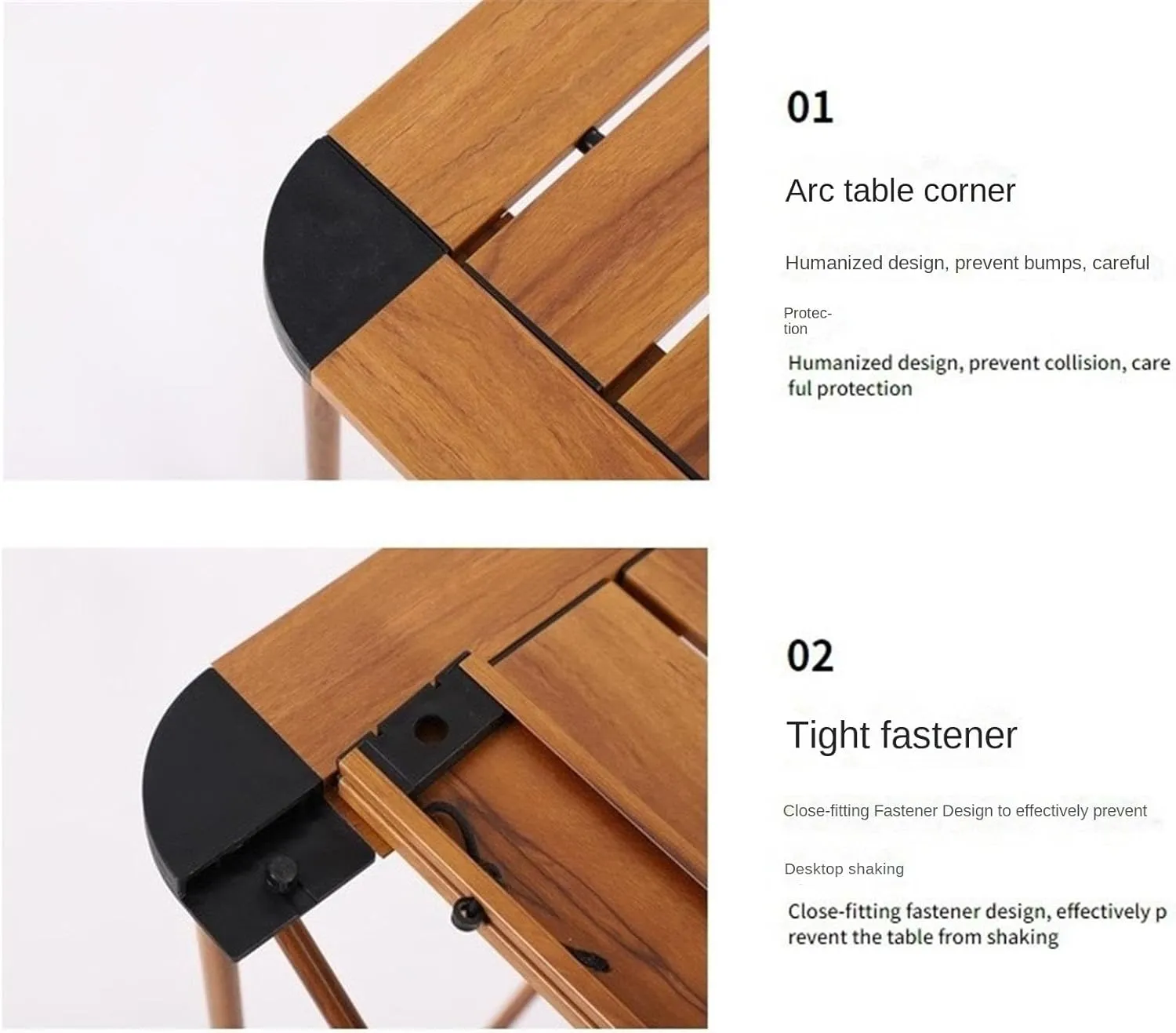 Folding Table Camping Table Picnic Table Aluminum Camping Table with Bag Portable Table Foldable Roll Up Picnic Table Foldable Table Portable Outdoor Table