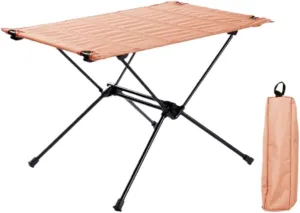 Folding Table Camping Table Picnic Table Camping Folding Table Lightweight Folding Fabric Table Aluminum Parallel Bars Camping Picnic Table Foldable Table Portable Outdoor Table, 60*39*39cm