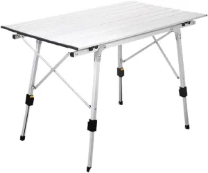 Folding Table Camping Table Picnic Table Camping Folding Table Outdoor Lift Folding Portable Picnic Camping Table with Aluminum Legs Adjustable Foldable Table Portable Outdoor Table