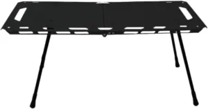 Folding Table Camping Table,Sturdy Portable Lightweight Desk Outdoor Table with Adjustable Legs for BBQ Backpacking Backyard