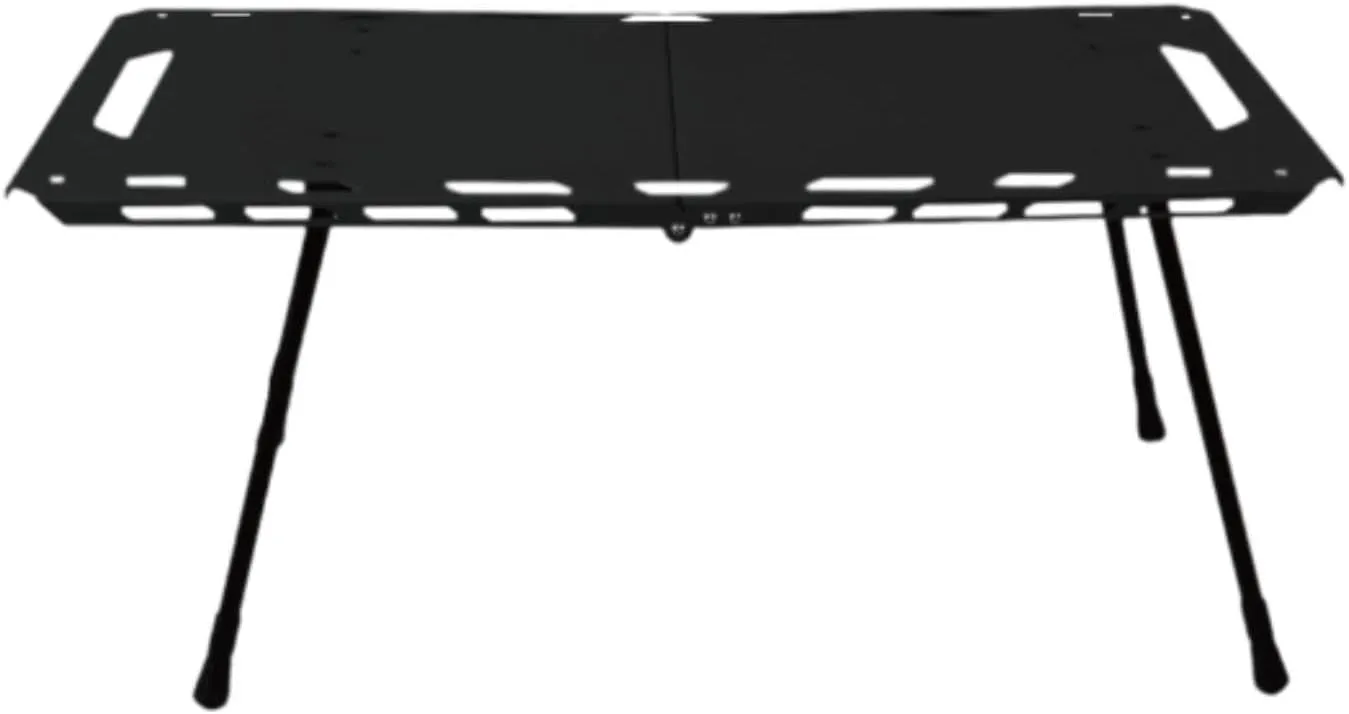 Folding Table Camping Table,Sturdy Portable Lightweight Desk Outdoor Table with Adjustable Legs for BBQ Backpacking Backyard
