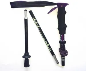 Folding Trekking Poles Hiking Crutches Walking Sticks Outdoor Gear