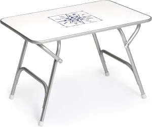 FORMA MARINE Boat Table Folding 34.65" x 23.6" x 24,02" Height Marine Aluminum Yacht Deck Furniture M400