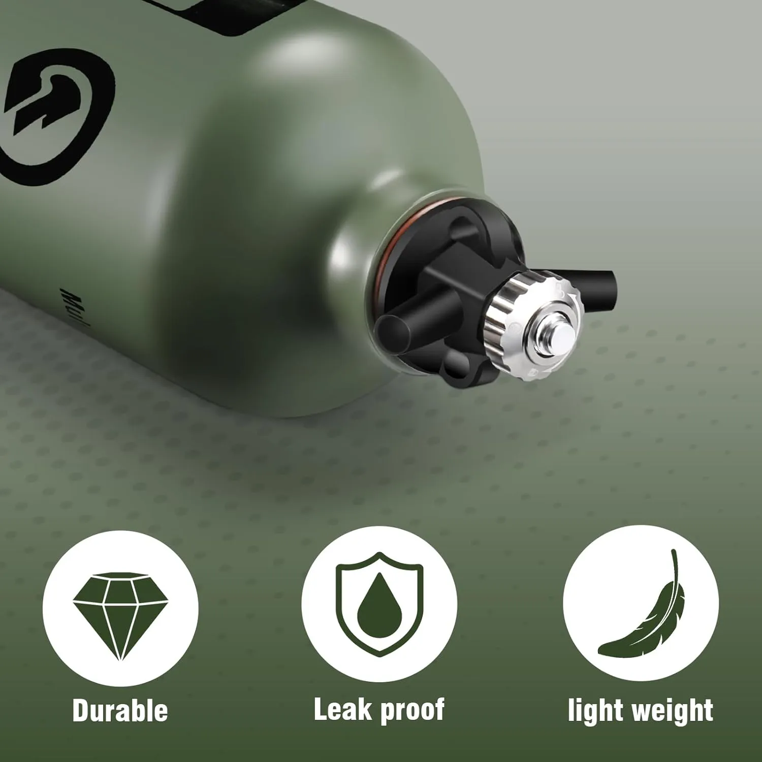 Fuel Bottle 1L for Camping Outdoor with Safety Valve