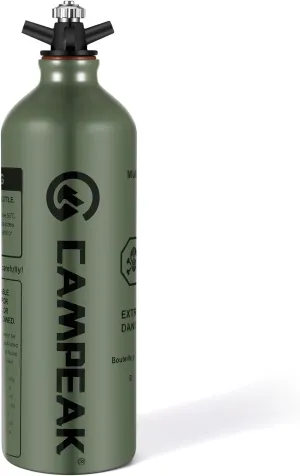 Fuel Bottle 1L for Camping Outdoor with Safety Valve